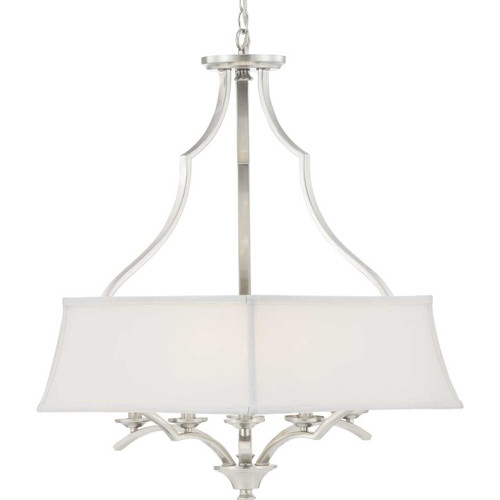 Carriage Hill 6 Light Pendant in Brushed Nickel (P500167-009)