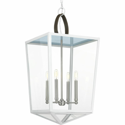 POINT DUME® byJeffrey Alan Marks for Progress Lighting Shearwater Collection White Large Pendant (P500196-030)