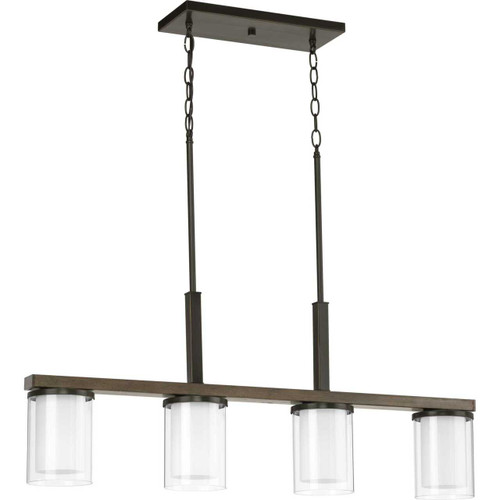 Mast Collection Four-Light Linear Chandelier (P400190-020)
