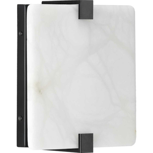 LED Alabaster Stone Black ADA Wall Sconce (P710081-031-30)