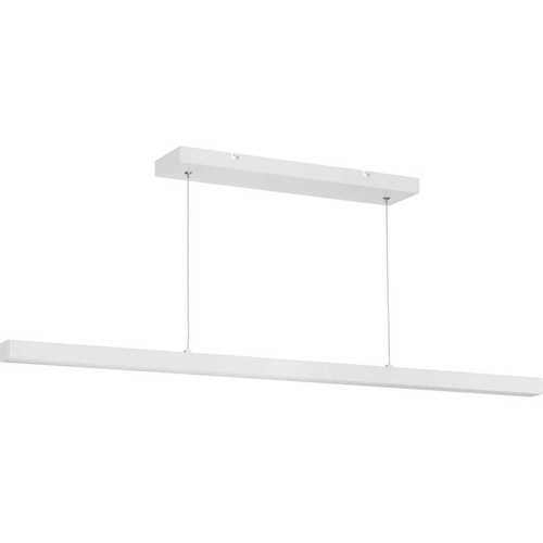 Planck LED Collection Satin White Shade Modern Pendant Light (P500276-028-30)