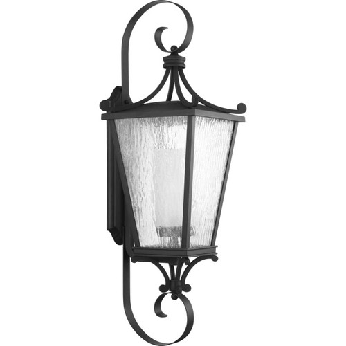Cadence Collection Black One-Light Extra-Large Wall Lantern (P6629-31MD)