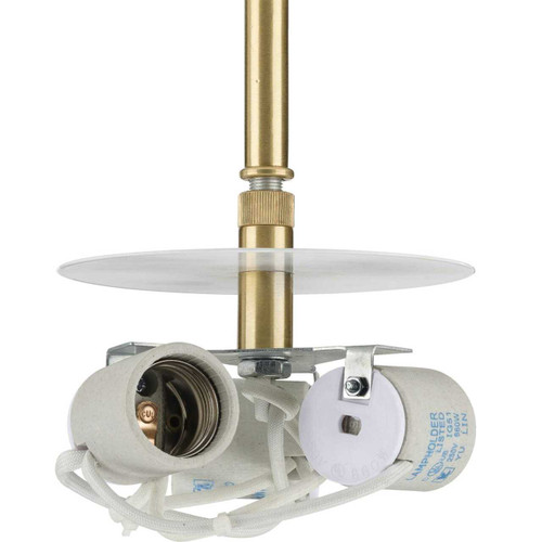 Markor Collection Three-Light Satin Brass Pendant Stem Kit (P5199-12)