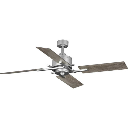 Bedwin Collection 56" Four-Blade Galvanized Ceiling Fan (P250024-141)