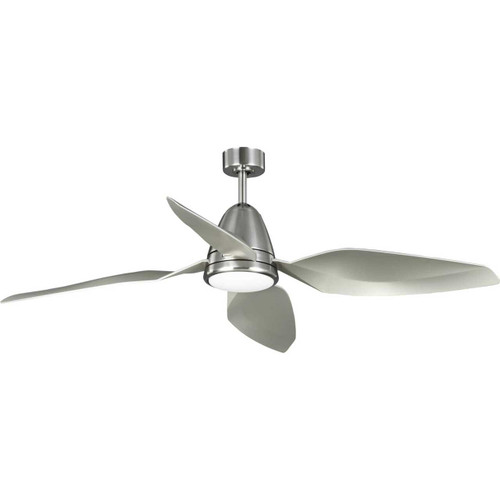 Holland Collection 60" Four-Blade Brushed Nickel Ceiling Fan (P250032-009-30)