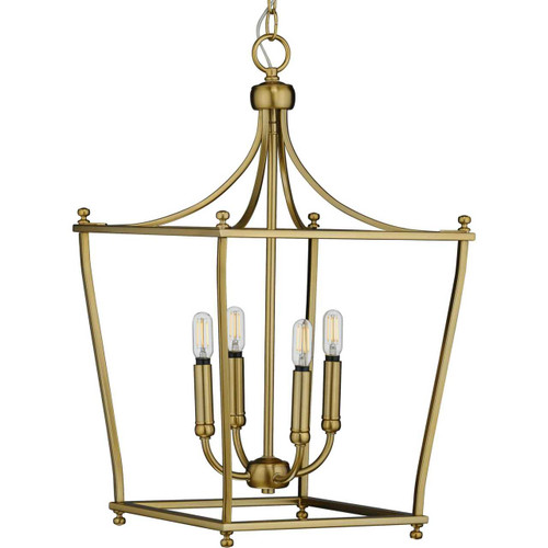Parkhurst Collection Brushed Bronze Four-Light Foyer (P500214-109)