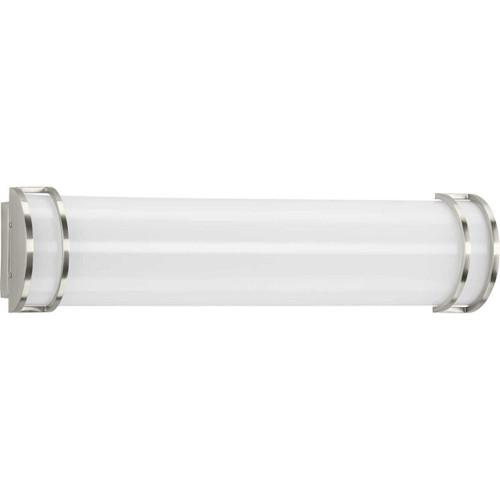 One-Light Brushed Nickel LED Bath Vanity (P300243-009-30)