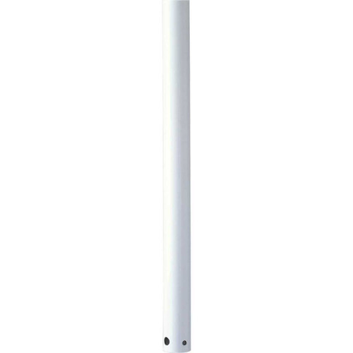 60-Inch Accessory Ceiling Fan Downrod Satin White (P2608-28)