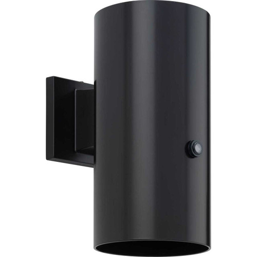 6" Antique Bronze LED Outdoor Aluminum Wall Mount Cylinder with Photocell (P550103-020-30)