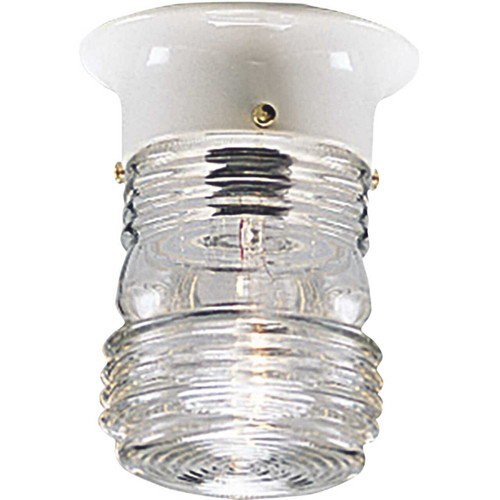 One-Light Utility Outdoor Close-to-Ceiling (P5603-30)