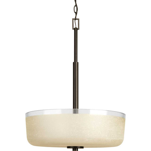 Alexa 3 Light Foyer Pendant in Antique Bronze (P3846-20)