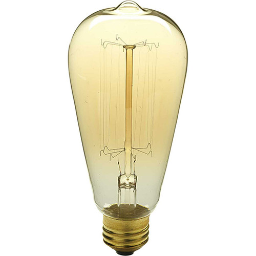 40 Watt St64, E26 Antique Bulb in Amber (P7825-01)