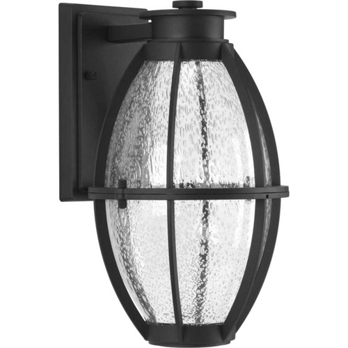 1-Lt. Black Led Wall Lantern (P560034-031-30)