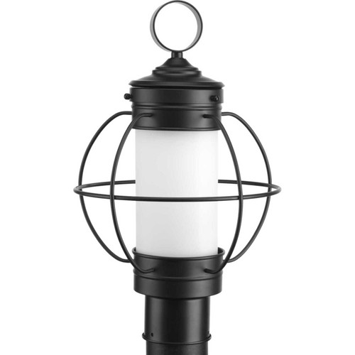 Haddon 1 Light Post Lantern in Matte Black (P540014-031)