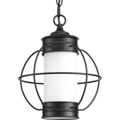 Haddon 1 Light Hanging Lantern in Matte Black (P550014-031)