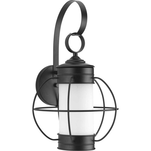 Haddon 1 Light Medium Wall Lantern in Matte Black (P560042-031)