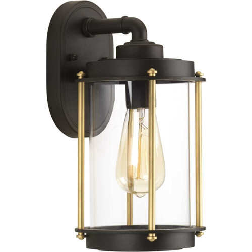 Laine Small 1 Light Wall Lantern in Architectural Bronze (P560059-129)