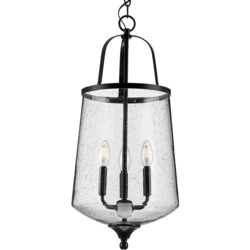 Passage 3 Light Medium Pendant in Matte Black (P500237-031)