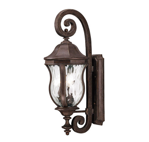 Monticello 3-Light Outdoor Wall Lantern in Walnut Patina (5-300-40)