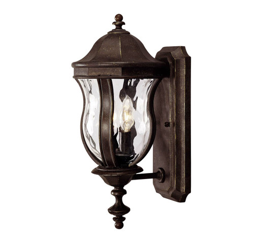 Monticello 2-Light Outdoor Wall Lantern in Walnut Patina (5-304-40)