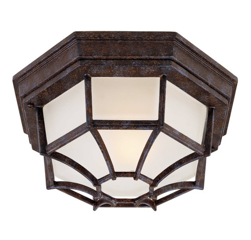 Exterior Collections 1-Light Outdoor Ceiling Light in Rustic Bronze (5-2067-72)