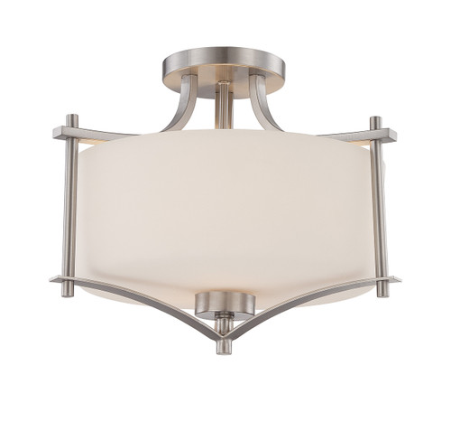 Colton 2-Light Ceiling Light in Satin Nickel (6-334-2-SN)