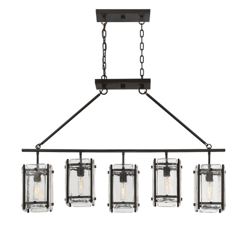 Savoy House Glenwood 5-Light Linear Chandelier in English Bronze (1-3043-5-13)