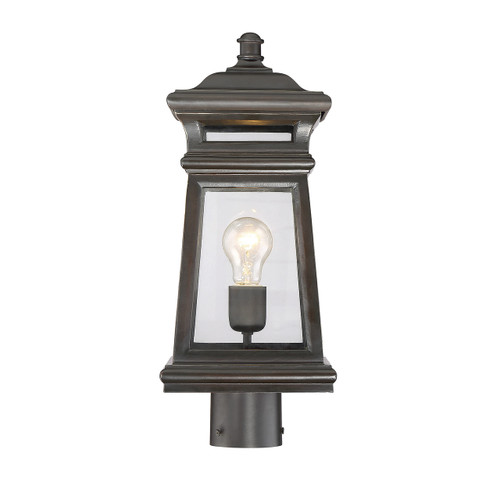 Taylor 1-Light Outdoor Post Lantern in English Bronze with Gold (5-244-213)