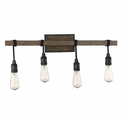 Burgess 4-Light Bathroom Vanity Light in Durango (8-993-4-41)