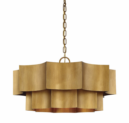 Shelby 6-Light Pendant in Gold Patina (7-101-6-54)