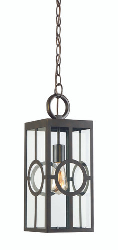 Lauren 1-Light Outdoor Hanging Lantern in English Bronze (5-504-13)