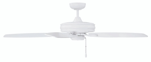 Kentwood 52" Ceiling Fan in White (52-5095-5RV-WH)