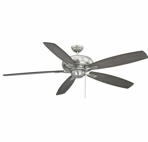 Wind Star 68" Ceiling Fan in Brushed Pewter (68-227-5RV-187)