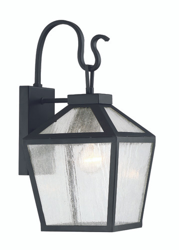 Woodstock 1-Light Outdoor Wall Lantern in Black (5-100-BK)