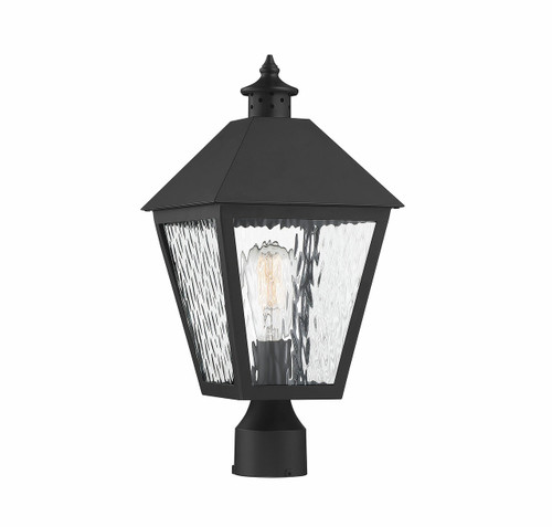 Harrison 1-Light Outdoor Post Lantern in Matte Black (5-794-BK)