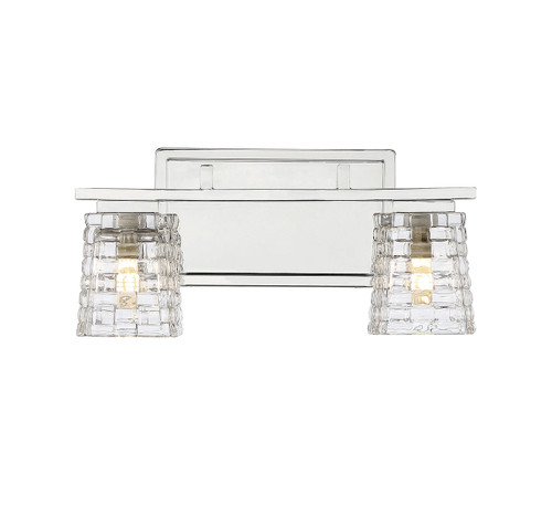 Northam 2-Light Bathroom Vanity Light in Polished Chrome (8-4560-2-11)