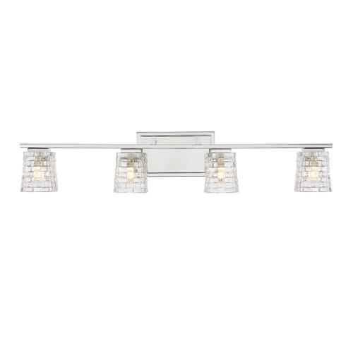 Northam 4-Light Bathroom Vanity Light in Polished Chrome (8-4560-4-11)