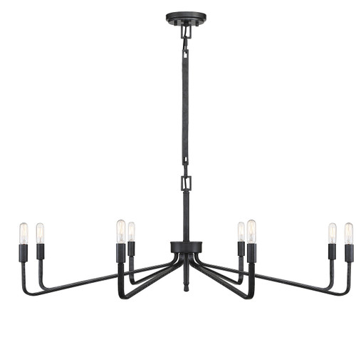 Salem 8-Light Chandelier in Forged Iron (1-6400-8-190)