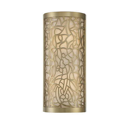 New Haven 2-Light Wall Sconce in Burnished Brass (9-7503-2-171)