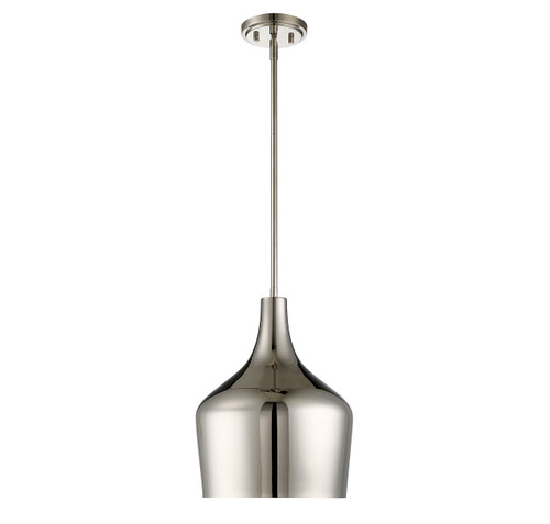 1-Light Pendant in Polished Nickel (M70020PN)