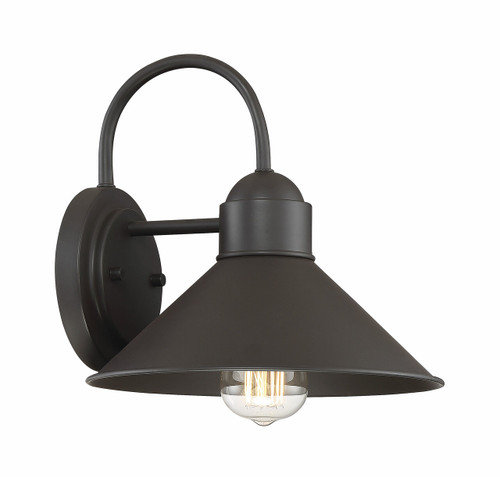 1-Light Outdoor Wall Lantern in Oil Rubbed Bronze (M50018ORB)