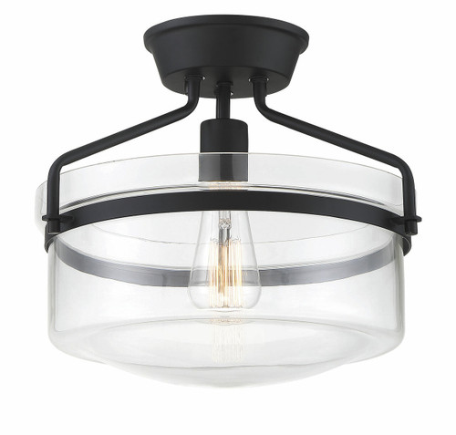 1-Light Ceiling Light in Matte Black (M60011MBK)