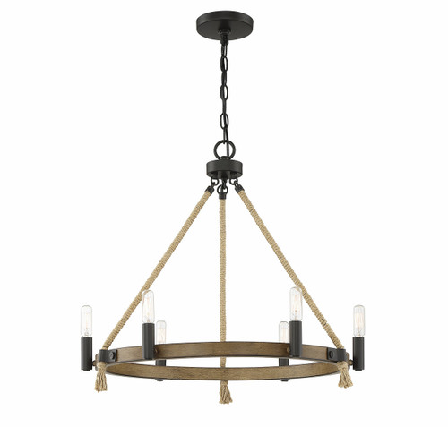 6-Light Chandelier in Oil Rubbed Bronze (M10080ORB)
