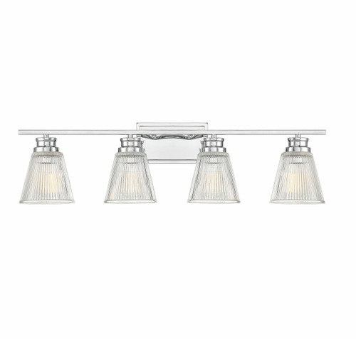 4-Light Bathroom Vanity Light in Chrome (M80042CH)