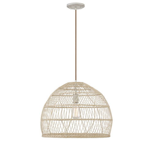 1-Light Pendant in Natural Rattan with A Matching Socket (M70106NR)