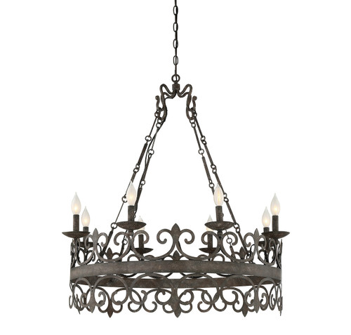 Flanders 8 Light Chandelier (1-8001-8-64)