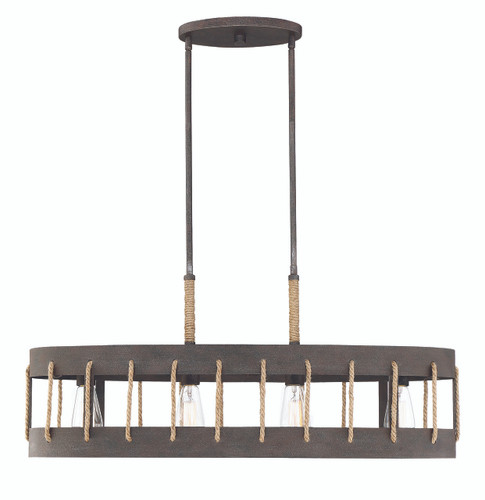 Leland 4 Light Linear Chandelier (1-2660-4-32)