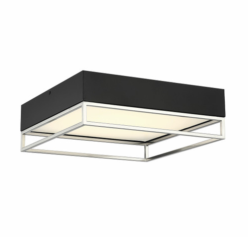 Creswell Satin Nickel Square Led Flush Mount (6-2190-14-SN)