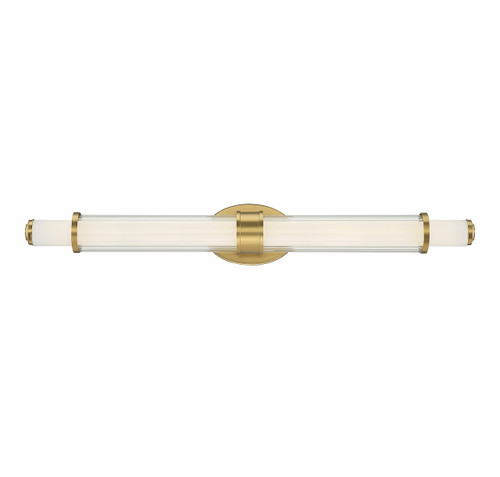 Delaney LED Bathroom Vanity Light in Classic Brass (8-1959-53-158)