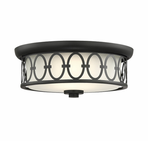Sherrill Matte Black Led Flush Mount (6-2390-14-89)